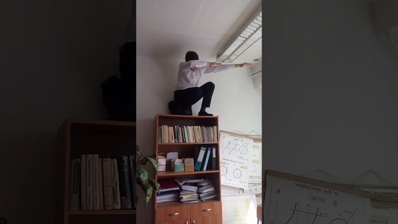 Залез в шкаф