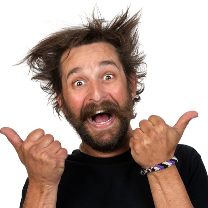 Радостное лицо мужчины