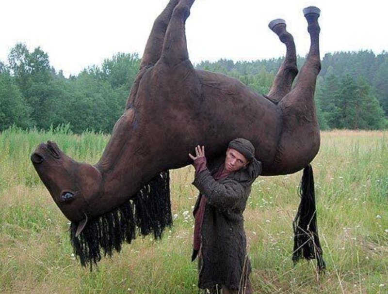 Нести лошадь