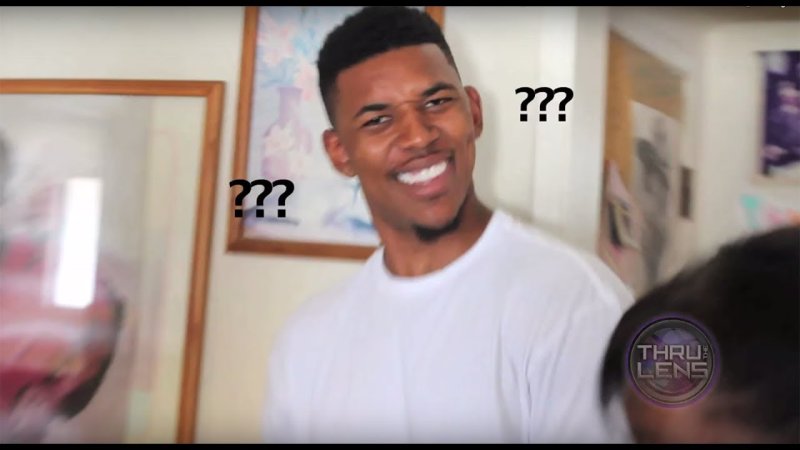 Негр с вопросами Мем