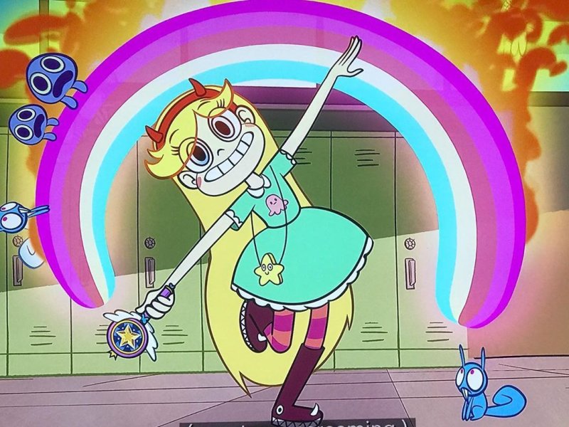 Стар Баттерфляй с радугой