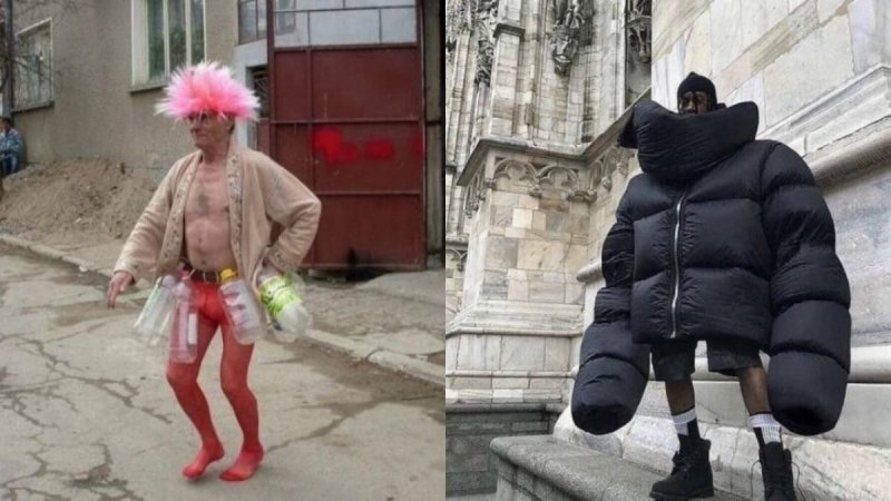 Зимняя одежда прикол