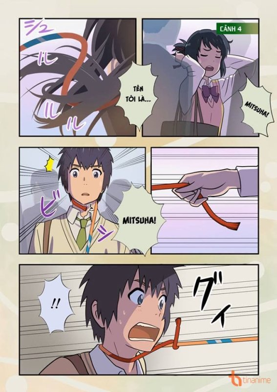 Аниме твоё имя комикс