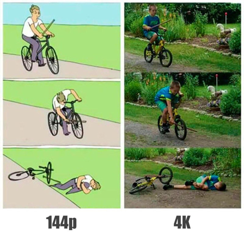 Палка в колесо велосипеда