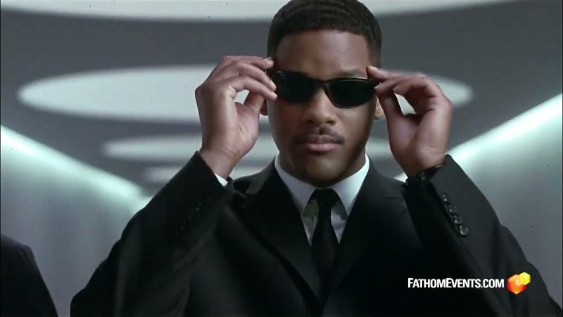 Люди в черном Уилл Смит и агент о