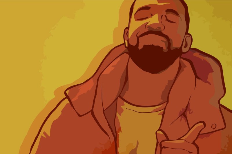 Мем с Дрейком