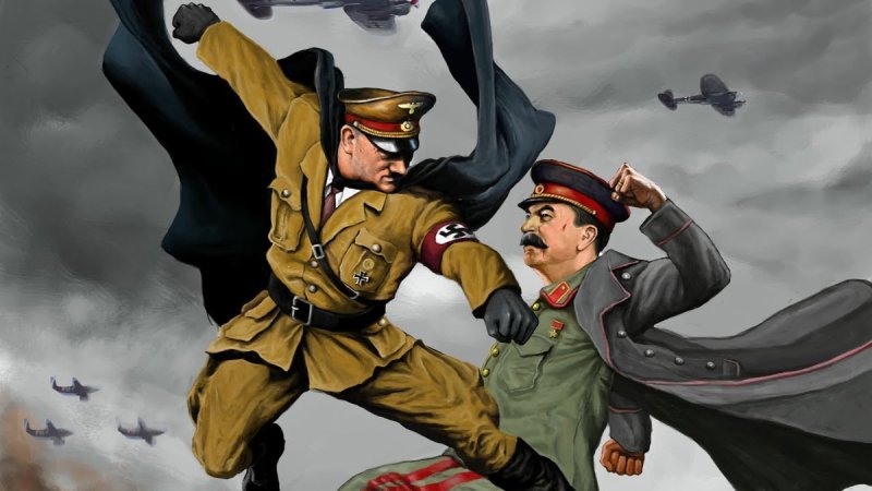 Гитлер против Сталина аниме