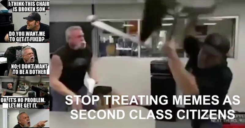 Американский чоппер ссора