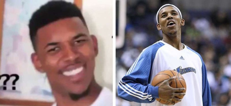 Удивленный негр