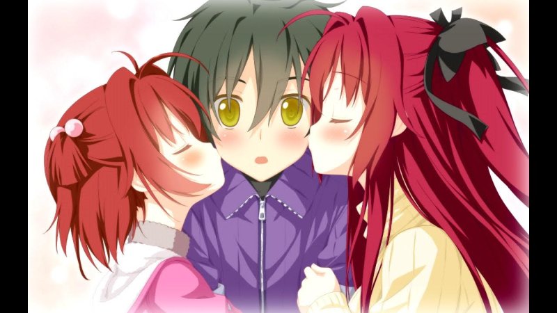 Аниме две девочки