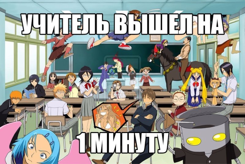 Аниме школьники