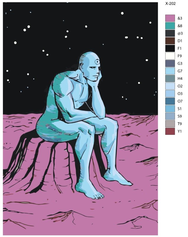 Доктор Манхэттен на планете