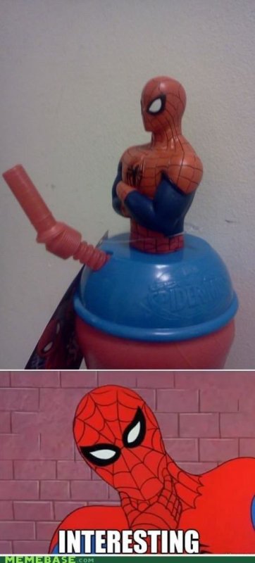 Человек паук прикол