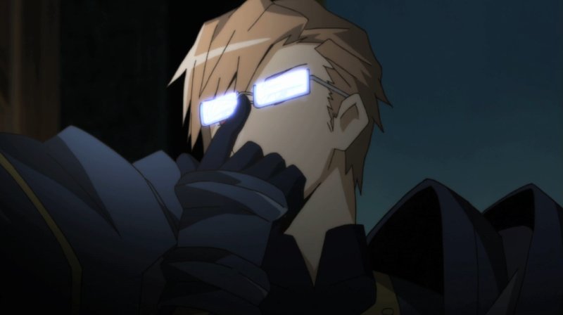 Светящиеся очки аниме