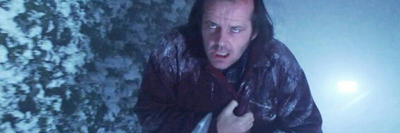 Джек Николсон сияние замерз