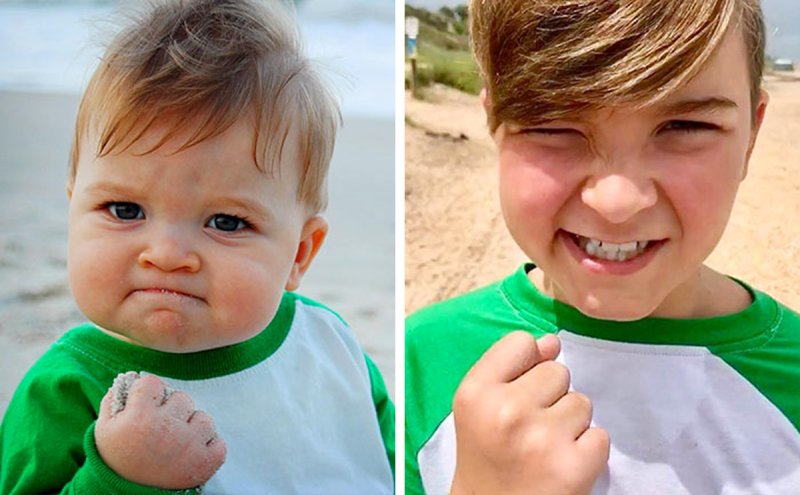 Малыш с кулачком