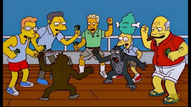 Обезьянка симпсоны