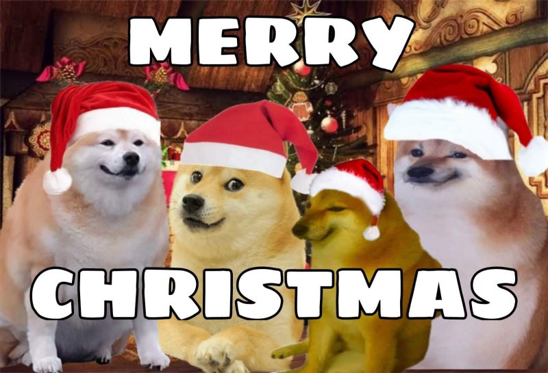 Новый год Мем пес