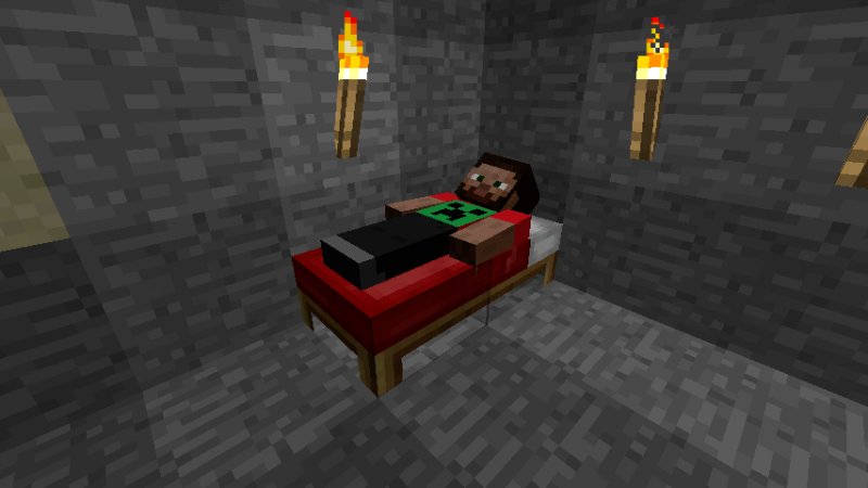 Кровать из майна