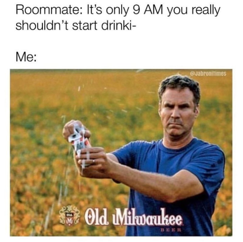 Мем мужик открывает пиво