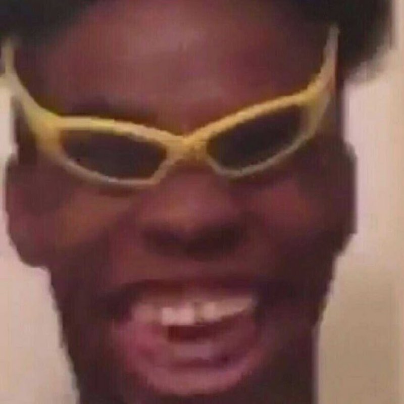 Негр в очках