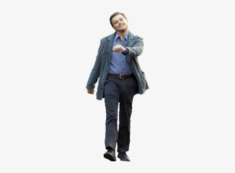 A man Walking with good Haircut