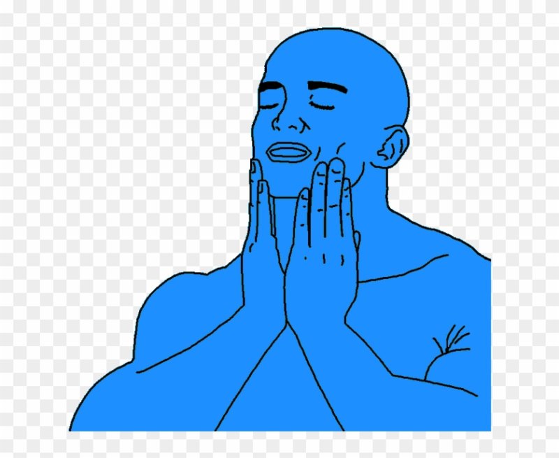 Мем рука лицо