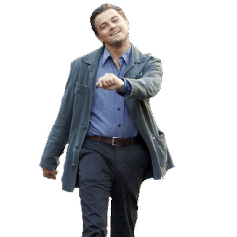 Леонардо ди Каприо идет