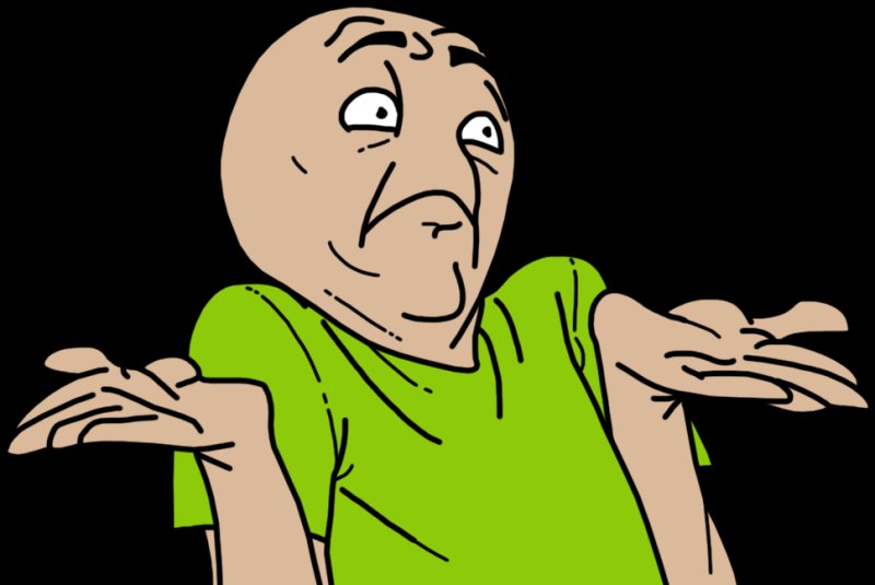 Мем разводит руками