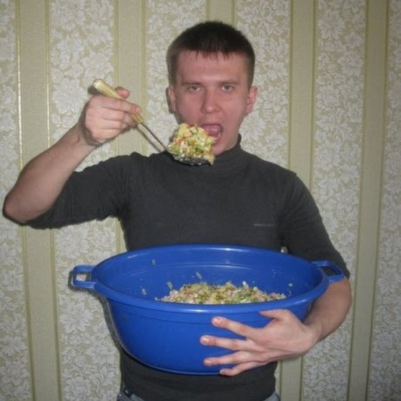 Тазик салата