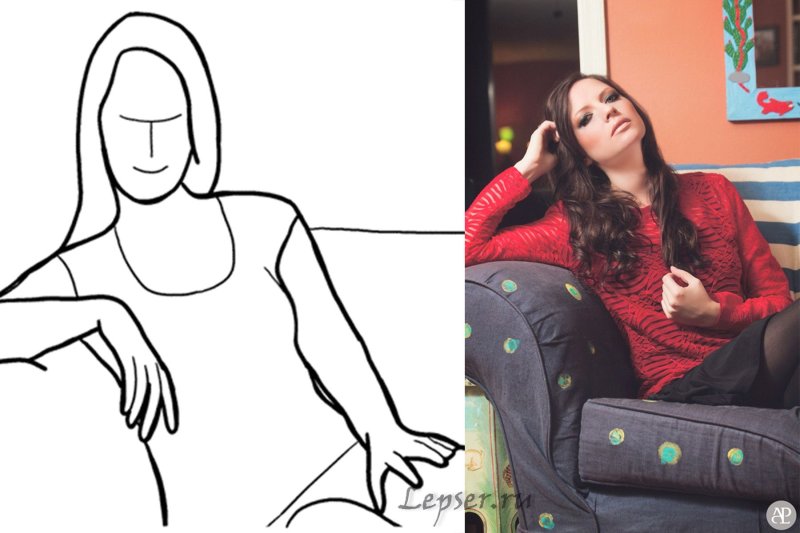 Самые удачные позы для фотосессии