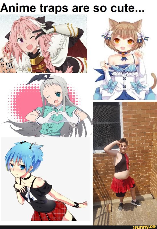 Аниме трап Мем