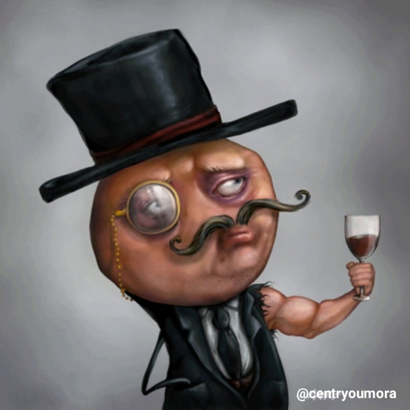 Цилиндр и монокль