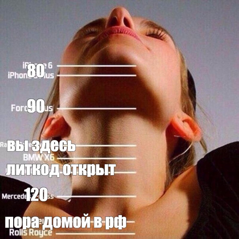 Горло девушки и айфон