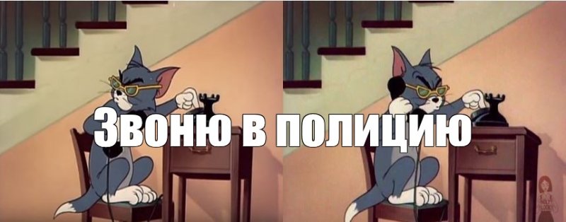 Том звонит в полицию