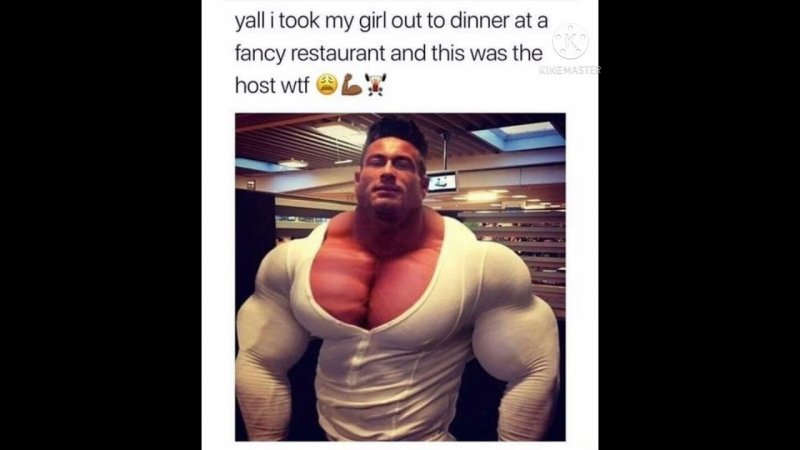 Накачанный мужик из мема