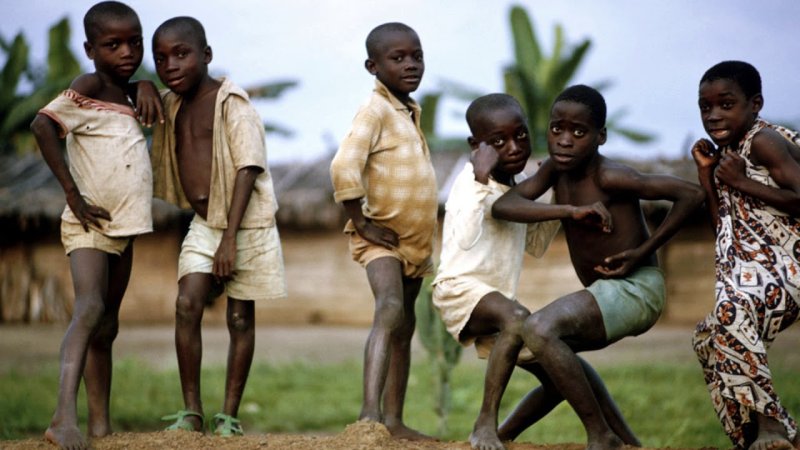 Смешные африканские дети