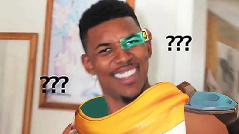 Негр удивляется