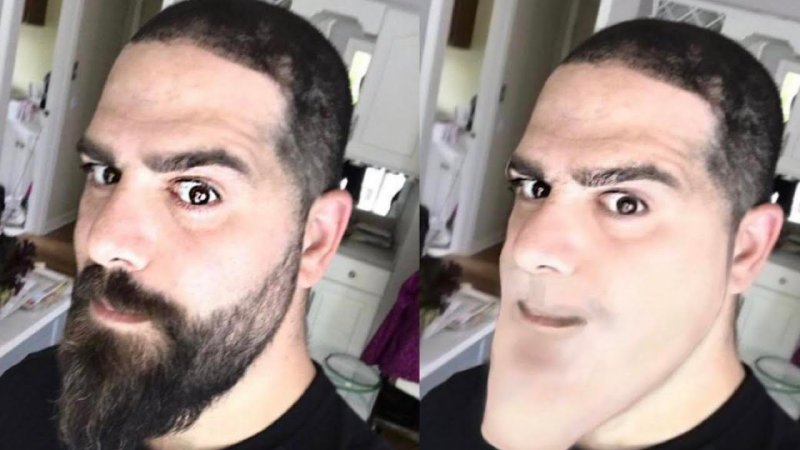 Сбрил бороду