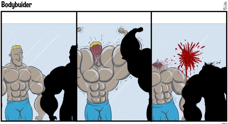 Бодибилдинг карикатуры