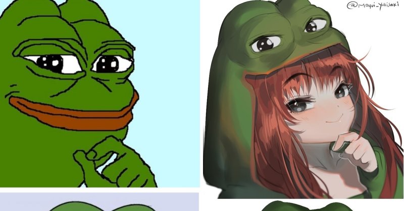 Жаба в стиле аниме