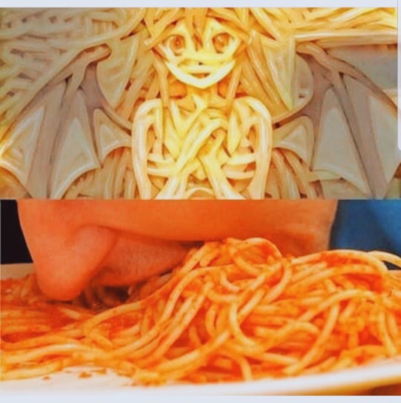 Горячие макароны