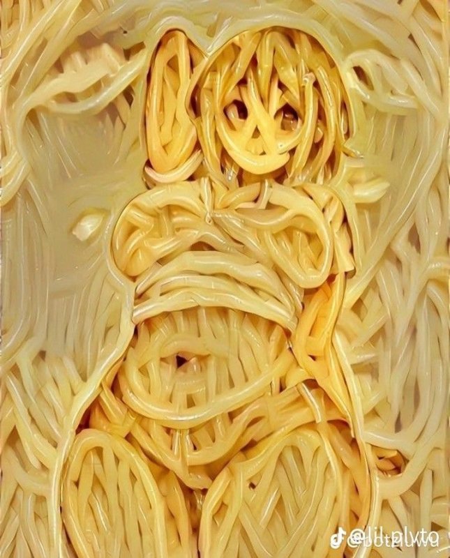 Спагетти арт