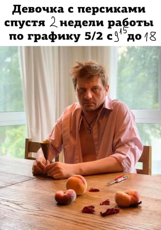 Девочка с персиками