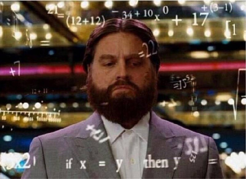 Зак Галифианакис вычисляет