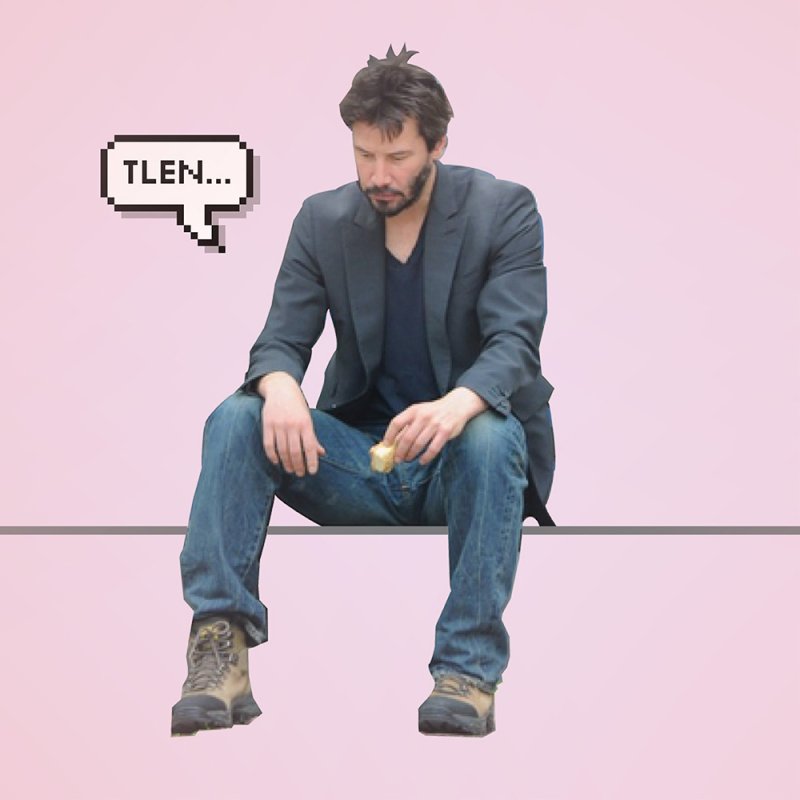 Грустный Киану Ривз