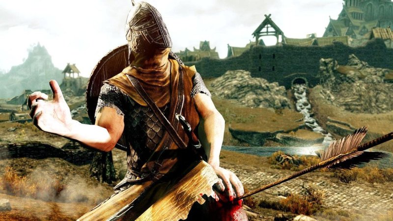 Скайрим стрела в колене