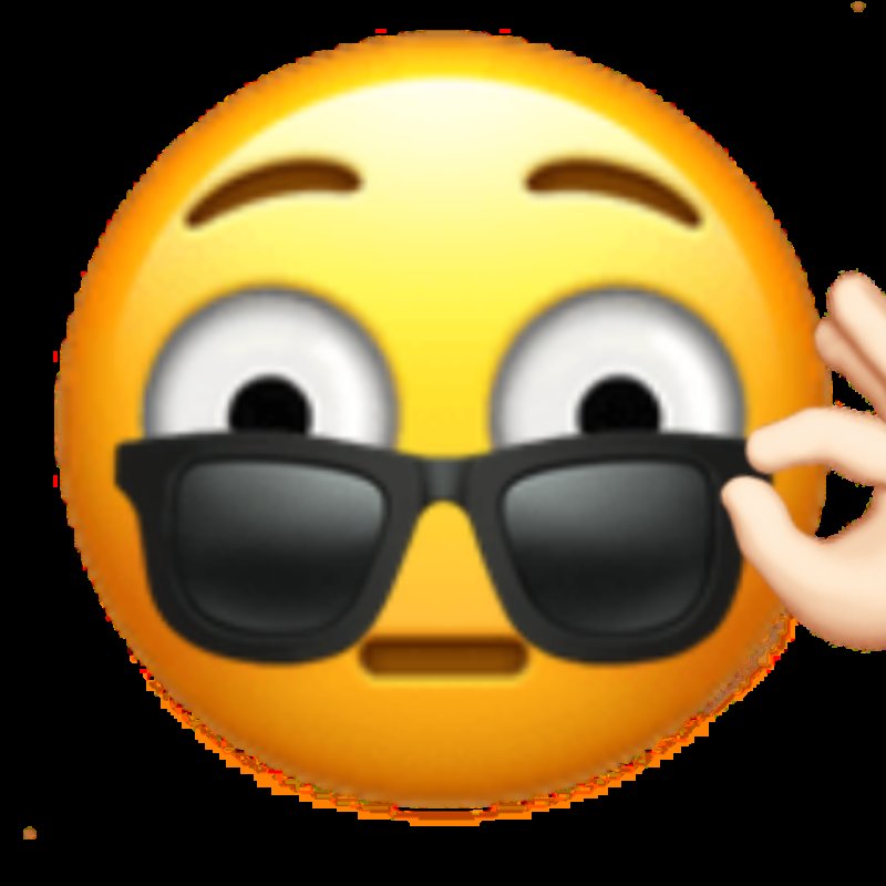 Смайлик с очками