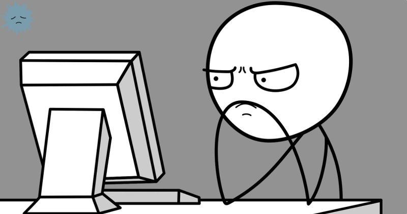 Мем за компом