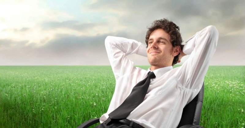 Отдыхающий человек